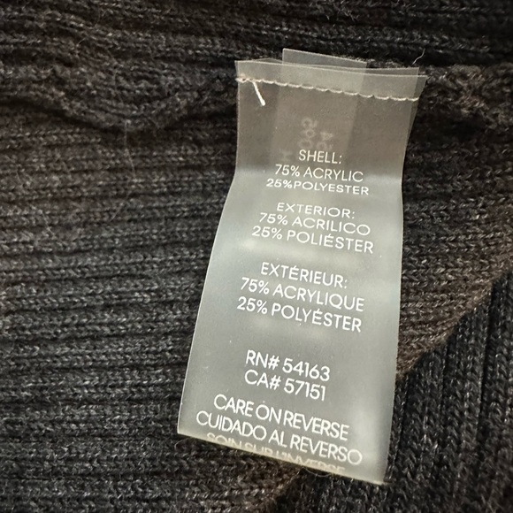 Calvin Klein Elegant Black/Grey Knit Dress L sweater dress - Picture 7 of 7